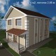 Дом стандарт планировки 174 м2, потолок 2,85-С36