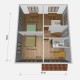 Дом стандарт планировки 174 м2, потолок 2,5-С34