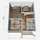 Дом стандарт планировки 174 м2, потолок 2,85-С36